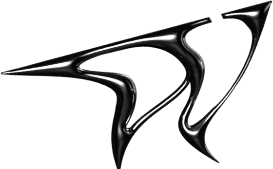 The Working Mono mark, cast in chrome